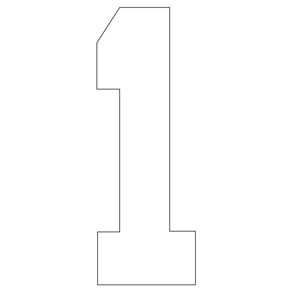 Block Letter Font Numbers